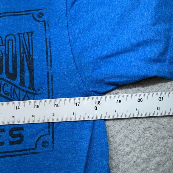 Harley Davidson Shirt‎ Men Medium Blue Stans Batavia New York Motorcycles Crew - Picture 13 of 16